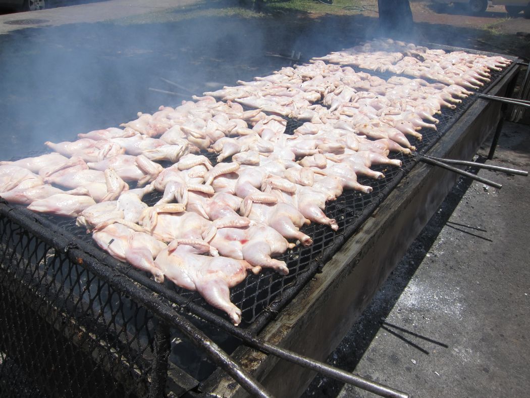 Chicken grilling