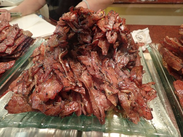 This is the Gourmet bakkwa from Bee Cheng Hiang, which consists of strips of pork belly that are specially marinated and barbecued. Great snack!