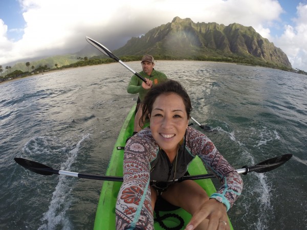 Exploring Mokoli‘i Island with my husband — in a kayak!