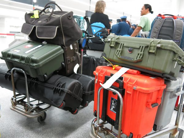 And this wasn't even ALL of our luggage!